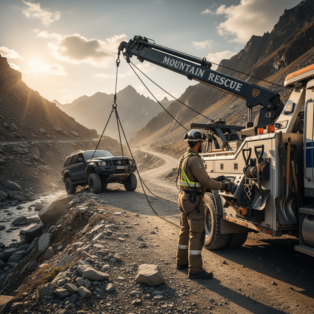 Professional vehicle recovery service